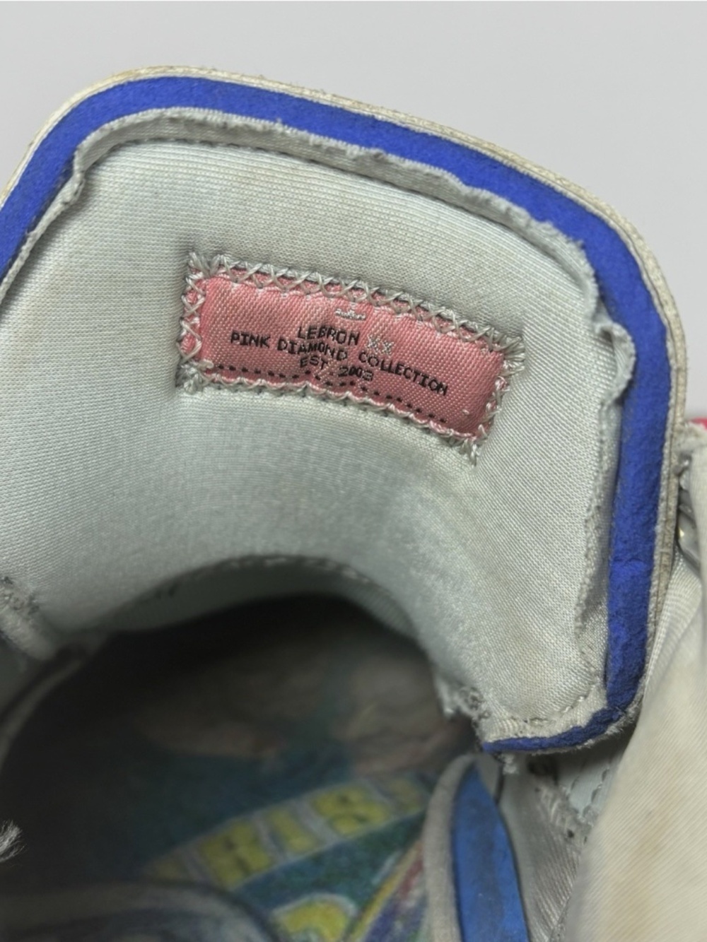 Nike Men's Size 11 Basketball, LeBron XX/ 20 James Pink Diamond Collection EUC - Picture 8 of 10